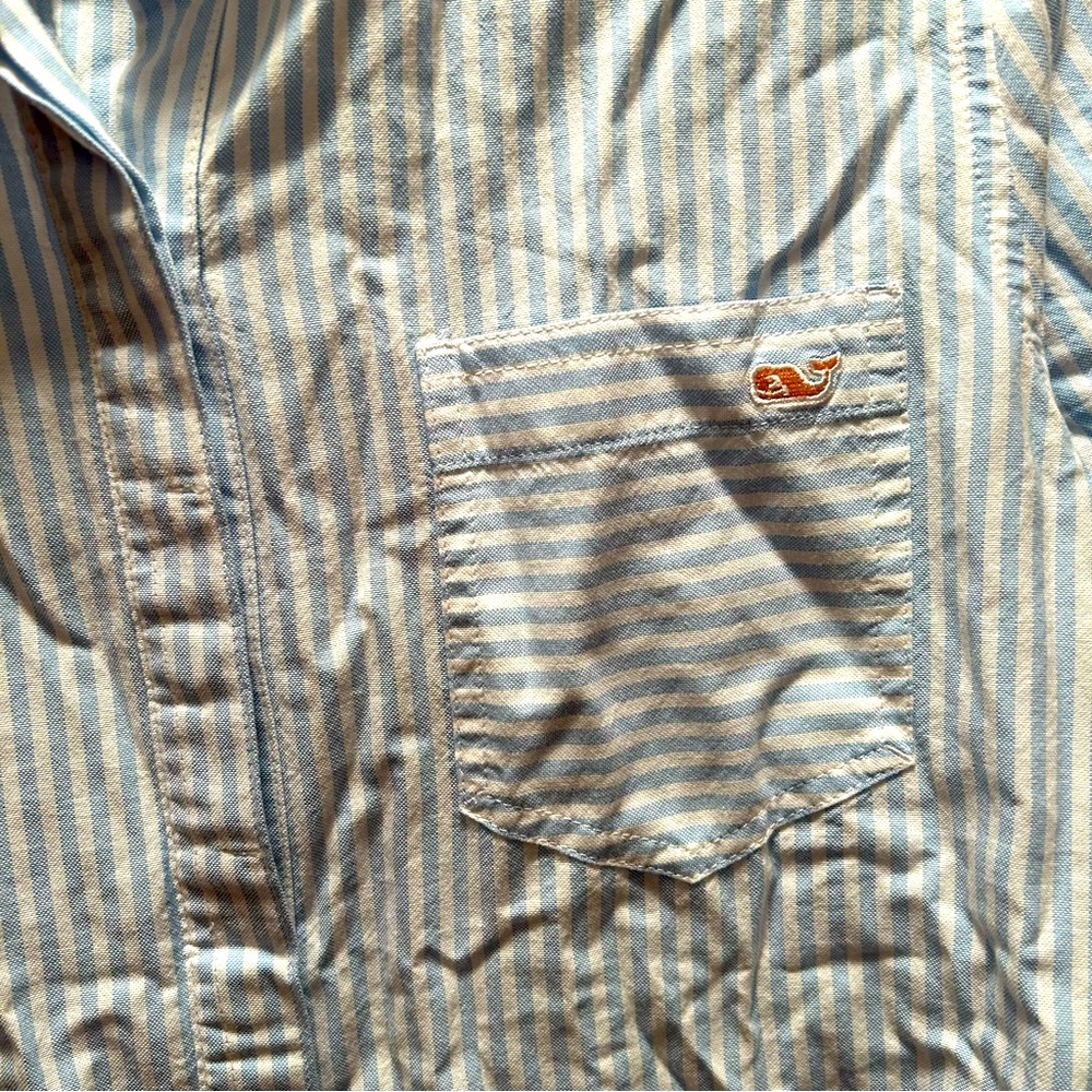 Vineyard Vines Striped Button Shirt Women Size 6